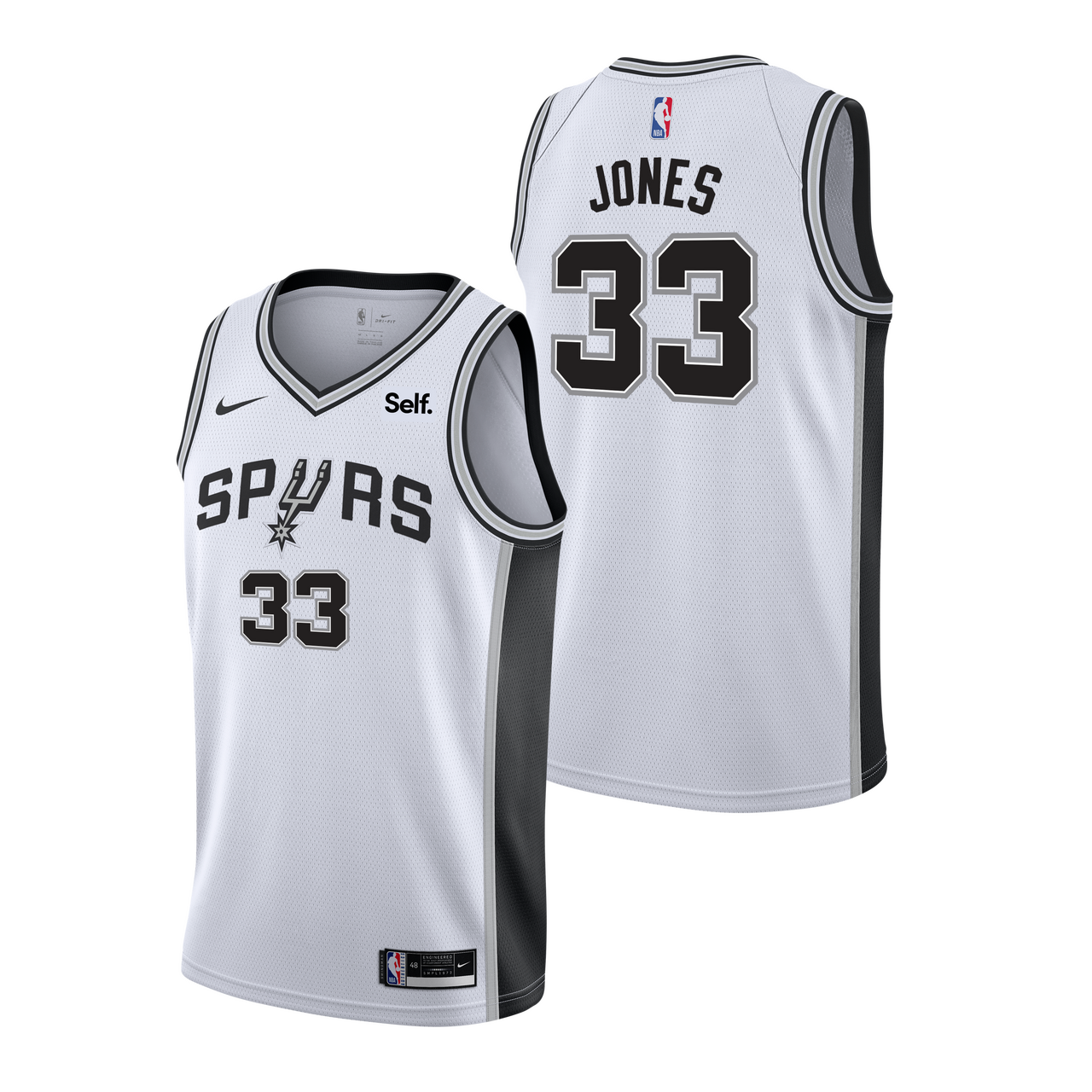 San Antonio Spurs Men's Nike 2022 City Edition Tre Jones Swingman Jersey