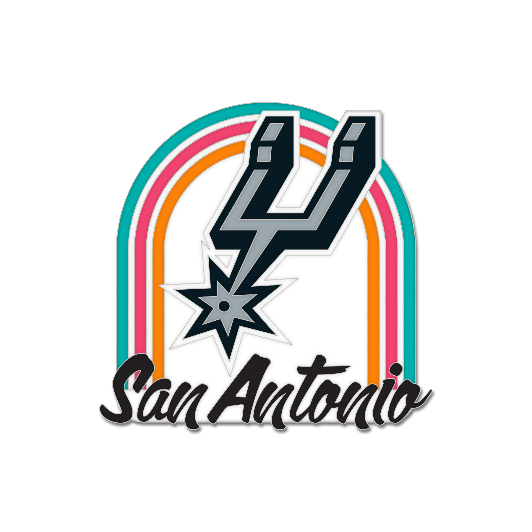San Antonio Spurs WinCraft 2022 City Edition Teal Jersey Pin