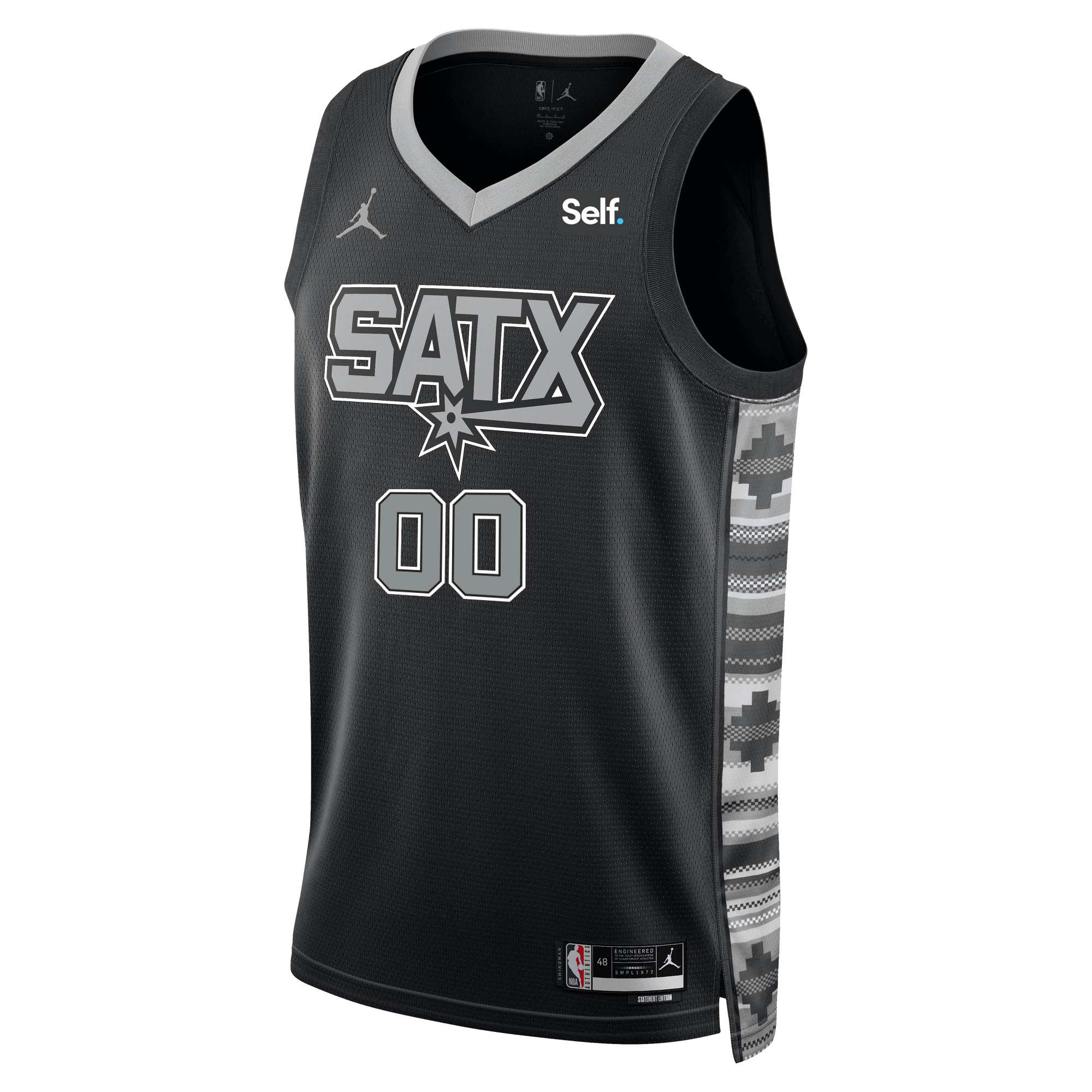 San Antonio Los Spurs Jersey Noches Latina Adidas NBA Swingman Mens XL New  Tags