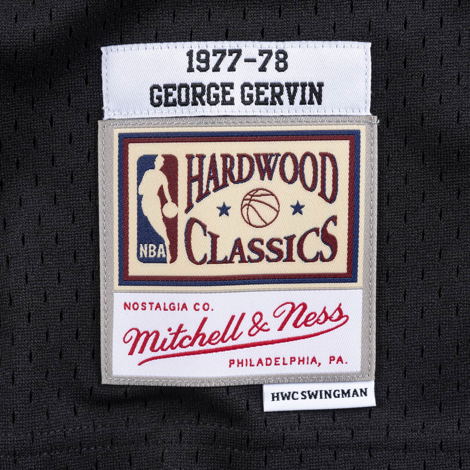 San Antonio Spurs George Gervin Autographed Black Jersey JSA Stock #197002  - Mill Creek Sports