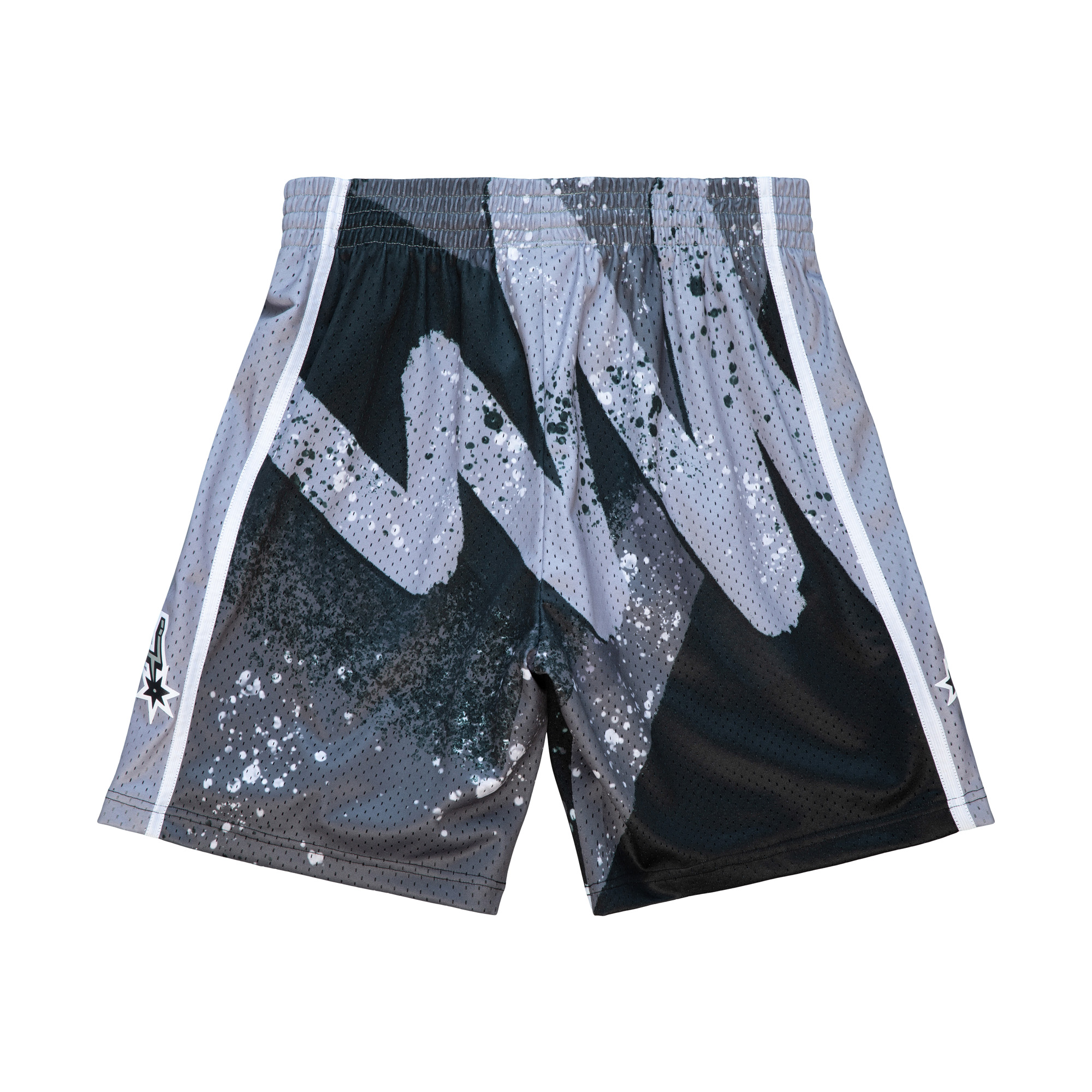 Lids San Antonio Spurs Mitchell & Ness Youth Hardwood Classics Jumbotron  Shorts - Black