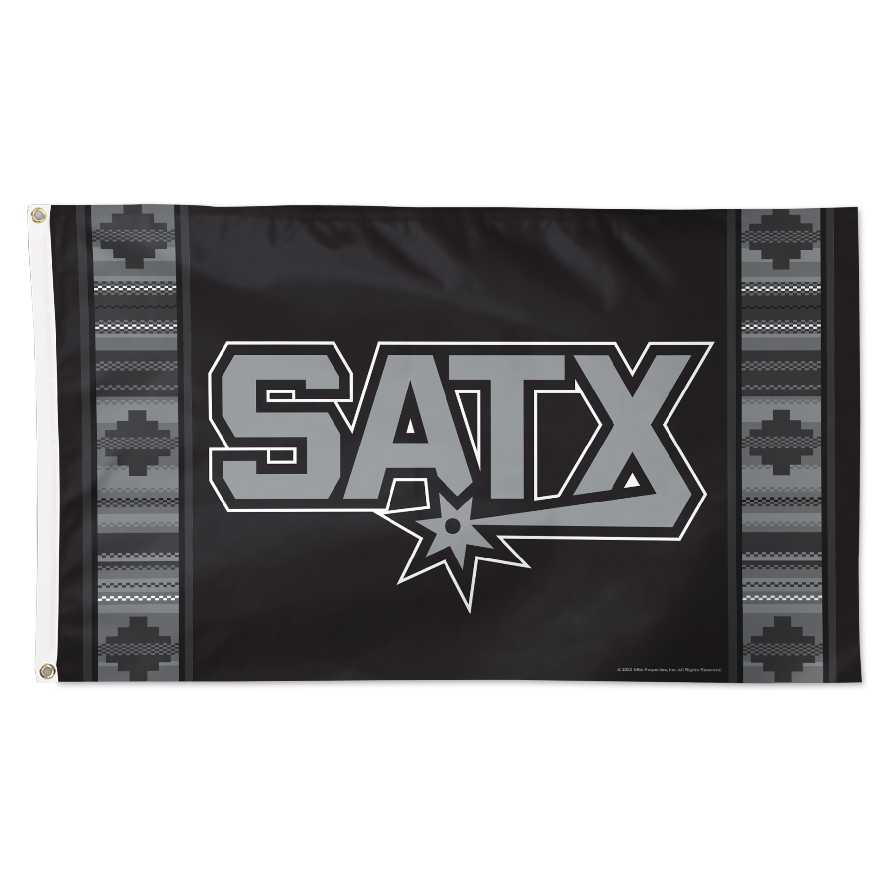 San Antonio Spurs Novelty WinCraft Classic SATX Jersey Pin - Black and Gray