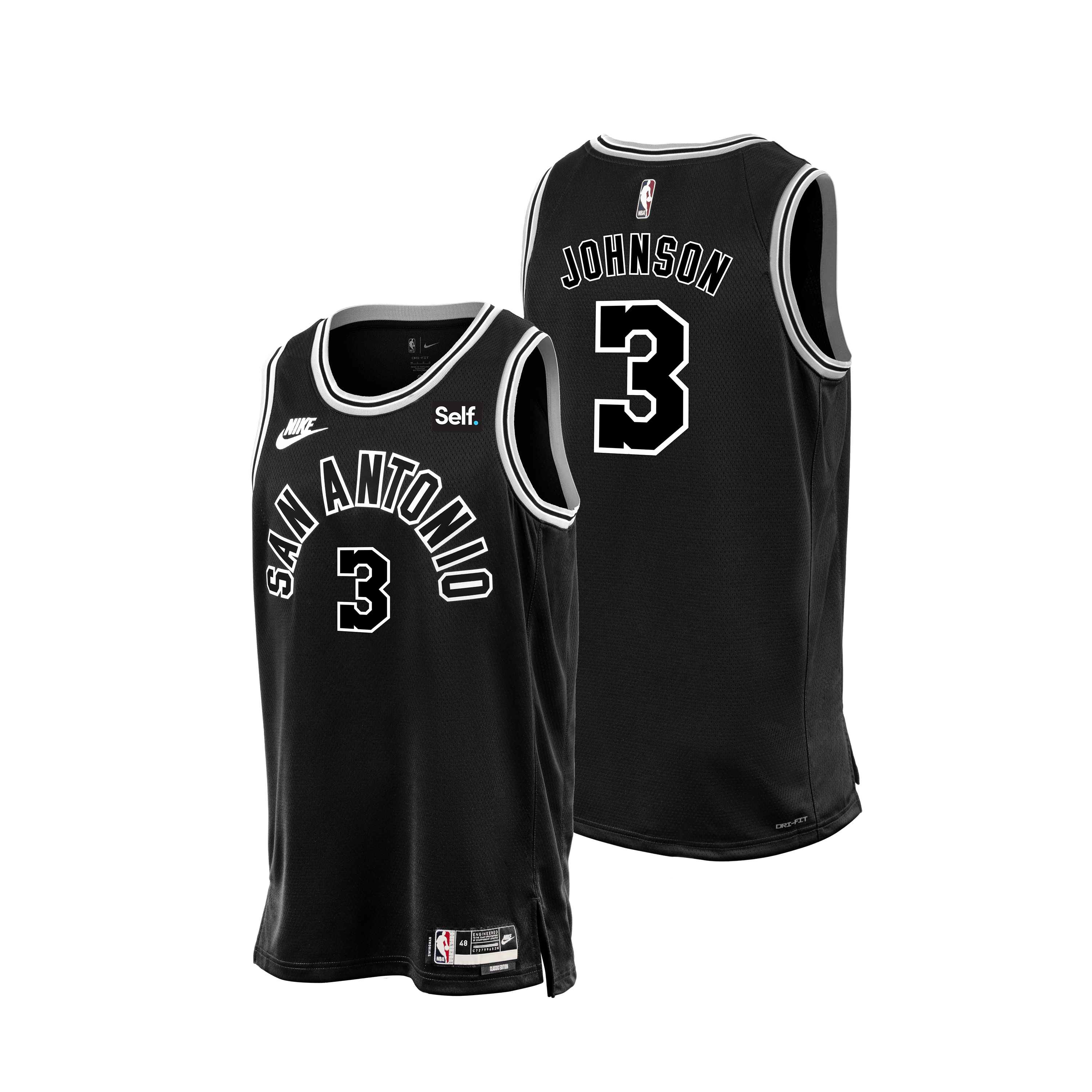 Men's Nike Victor Wembanyama White San Antonio Spurs Icon 2022/23 Name & Number T-Shirt Size: Medium