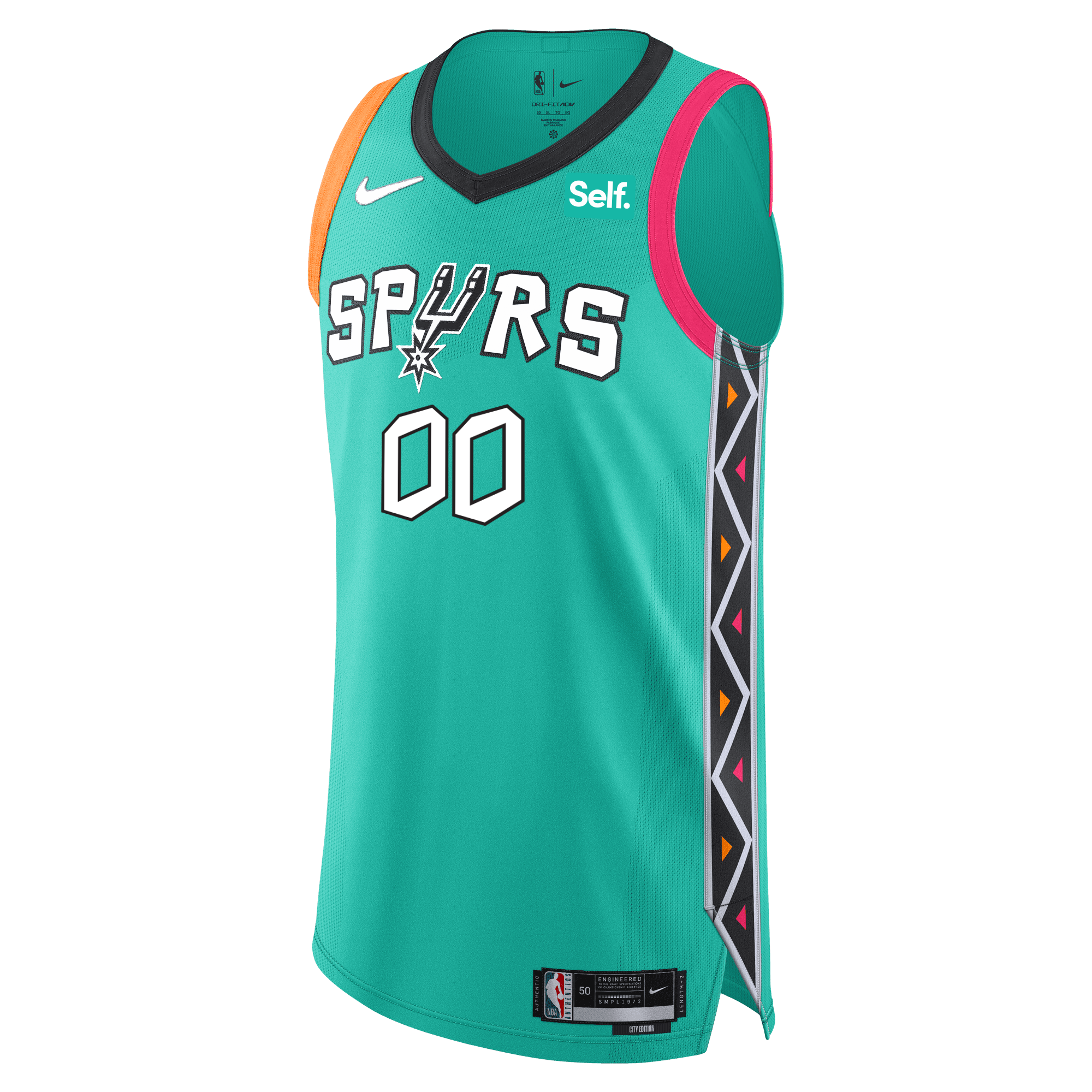 San Antonio Spurs Men's Nike Custom Personalized Icon Authentic Jersey