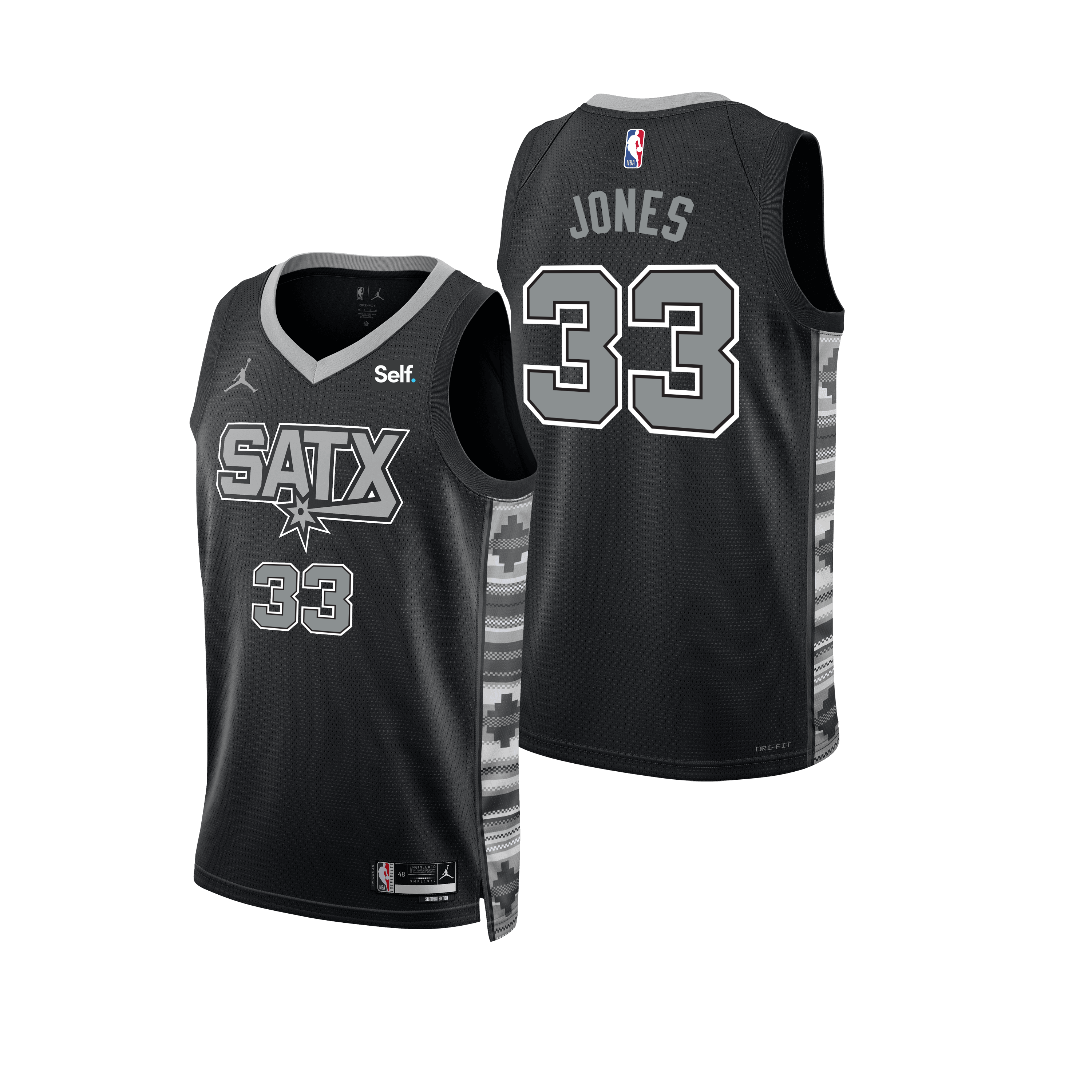 Tre Jones - San Antonio Spurs - Game-Worn City Edition Jersey - 2022-23 NBA  Season