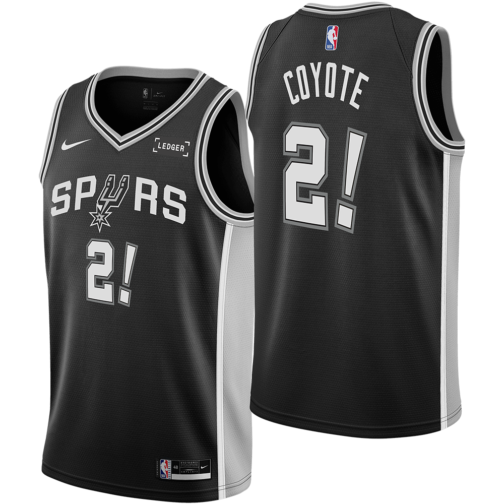 San Antonio Spurs Men's Nike Icon Edition Coyote Swingman Jersey