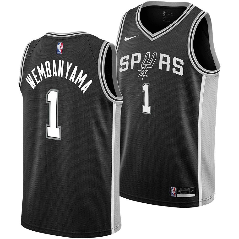 新品 未着用 NIKE Wembanyama San Antonio Spurs San Antonio Spurs Men's Nike Icon Edition Swingman 2023