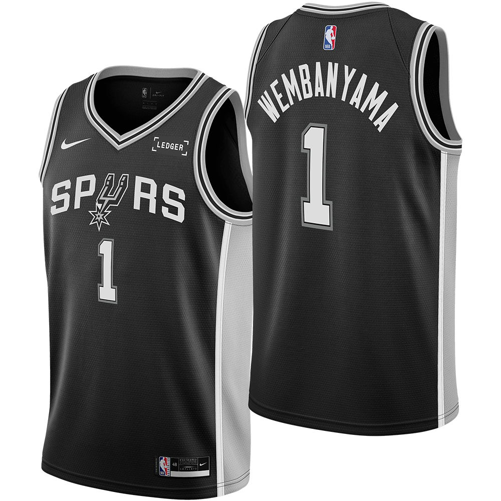 San Antonio Spurs Men's Nike Icon Edition Swingman 2023 Victor