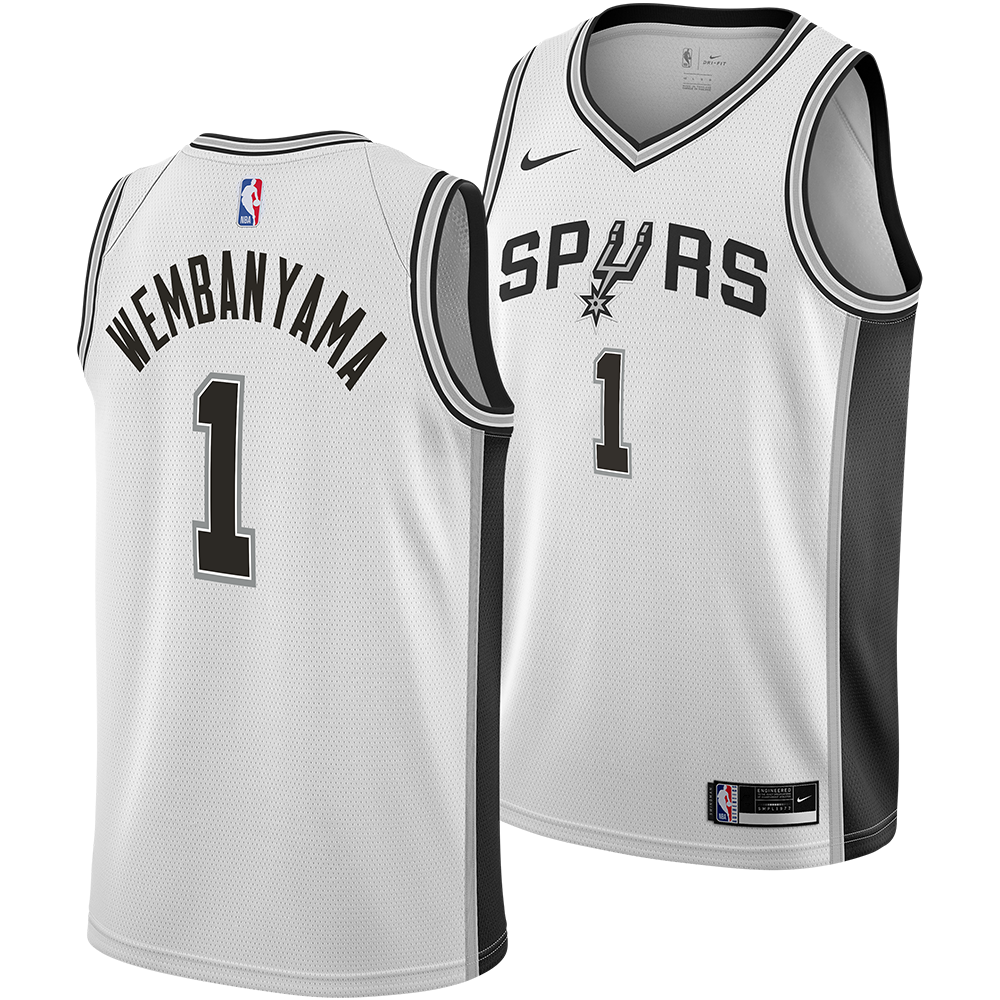 新品 未着用 NIKE Wembanyama San Antonio Spurs San Antonio Spurs Men's Nike Icon Edition Swingman 2023