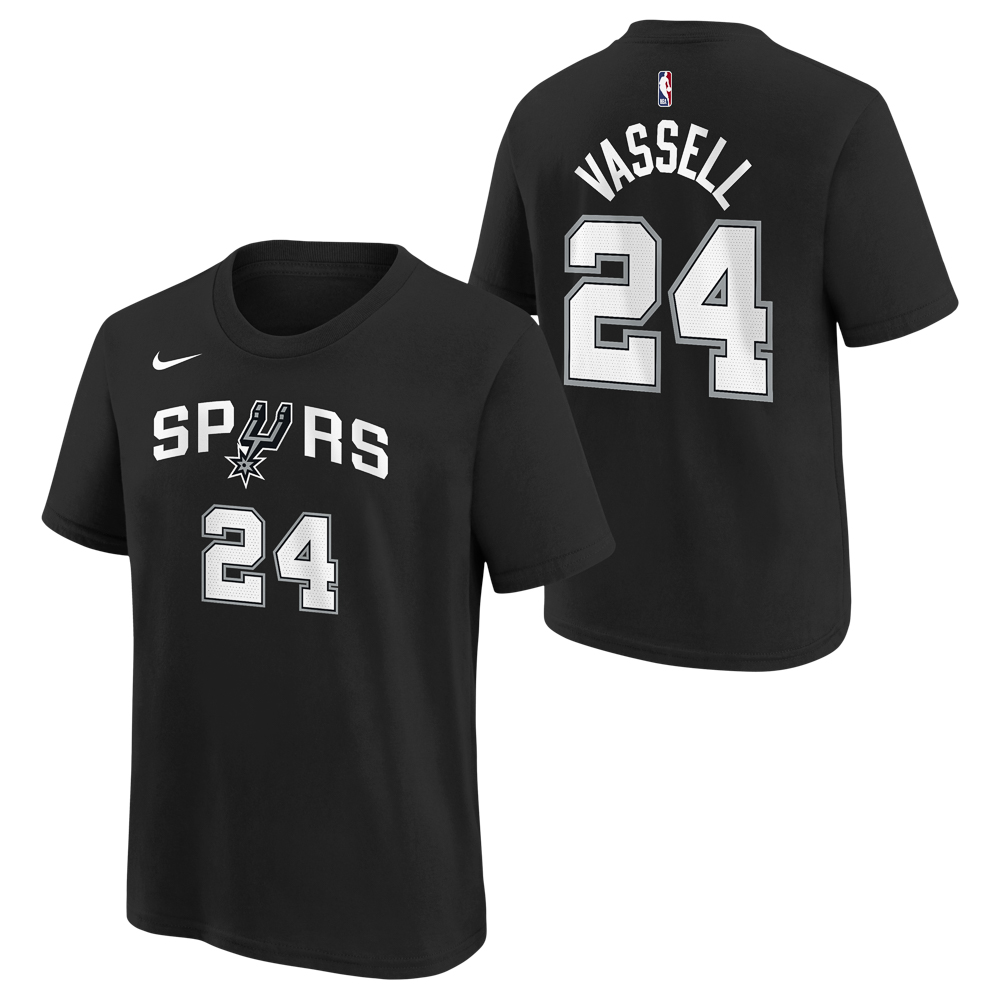 San Antonio Spurs Youth Nike Devin Vassell Name and Number T-Shirt