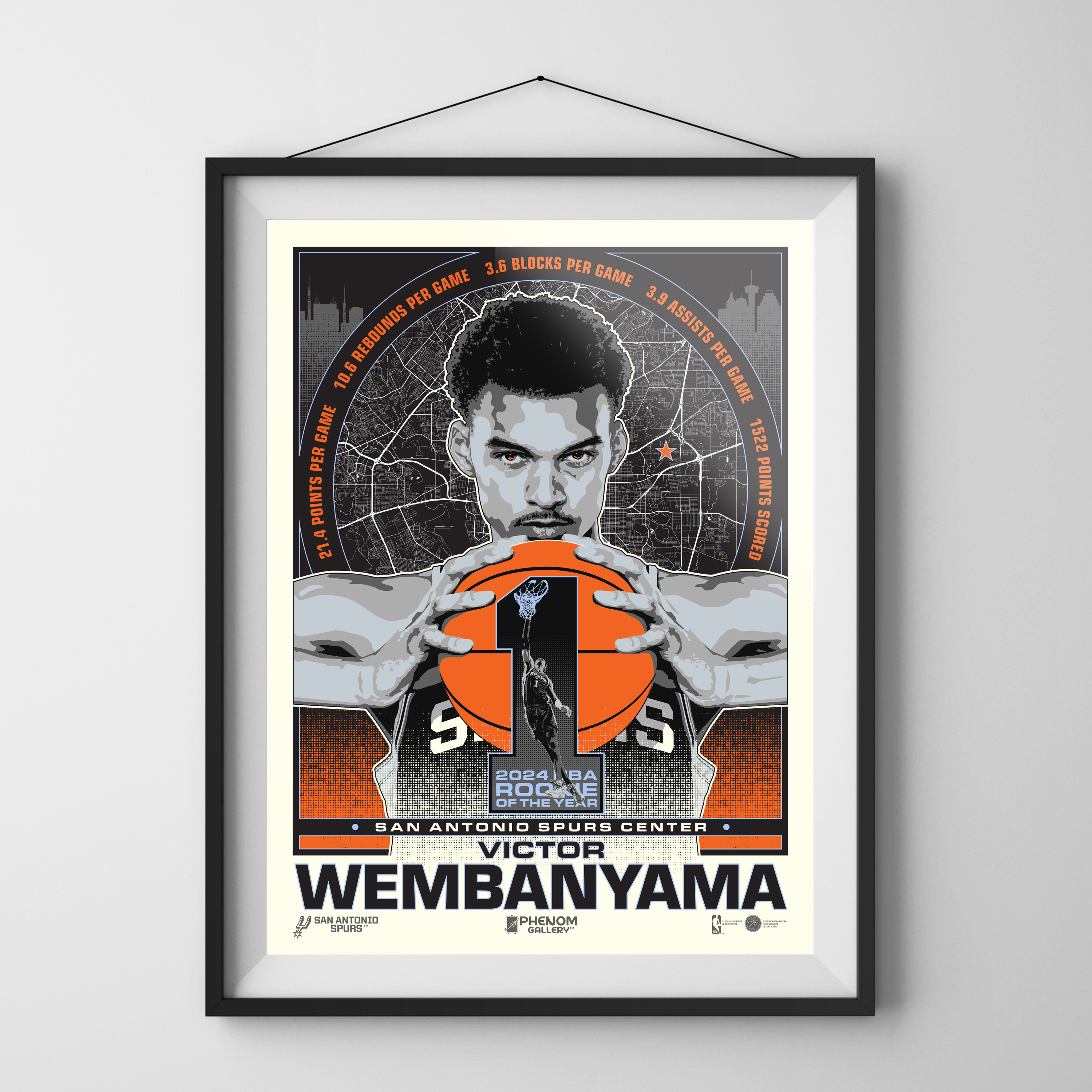 【Wembanyama フィギュア サンアントニオ・スパーズ VICTOR WEMBANYAMA San Antonio Spurs Hero Series 