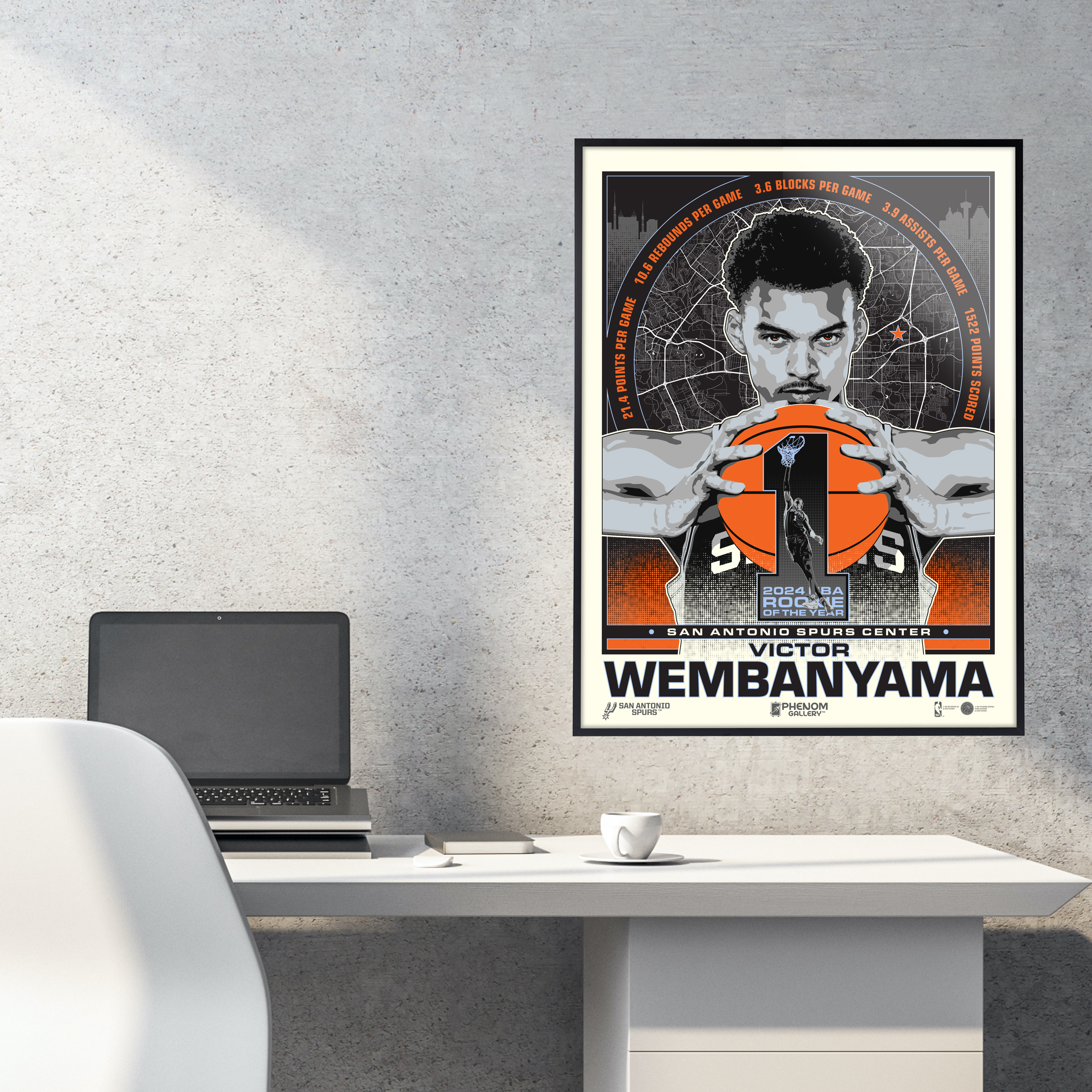 San Antonio Spurs Phenom Gallery Victor Wembanyama 2024