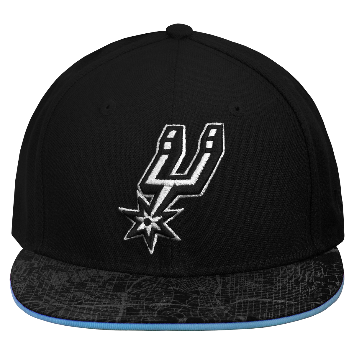 ■New Era■ Essential Blank Primary Logo Snapback Wine Cork San Antonio Spurs Men's New Era Primary Logo 9FIFTY Snapback