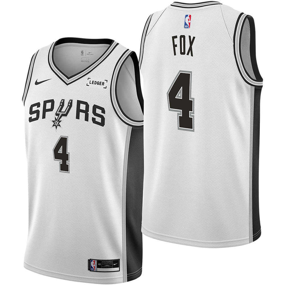 San Antonio Spurs Men's Nike #2 De'Aaron Fox Association Edition
