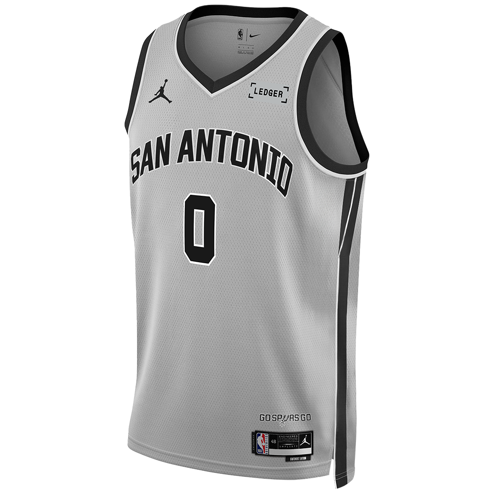 San Antonio Spurs Men's Nike Jordan McLaughlin 2025-2026 Statement