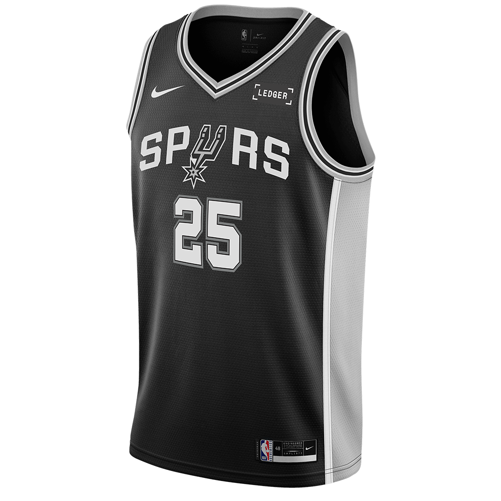 San Antonio Spurs Men's Nike Icon Edition Swingman David Jones