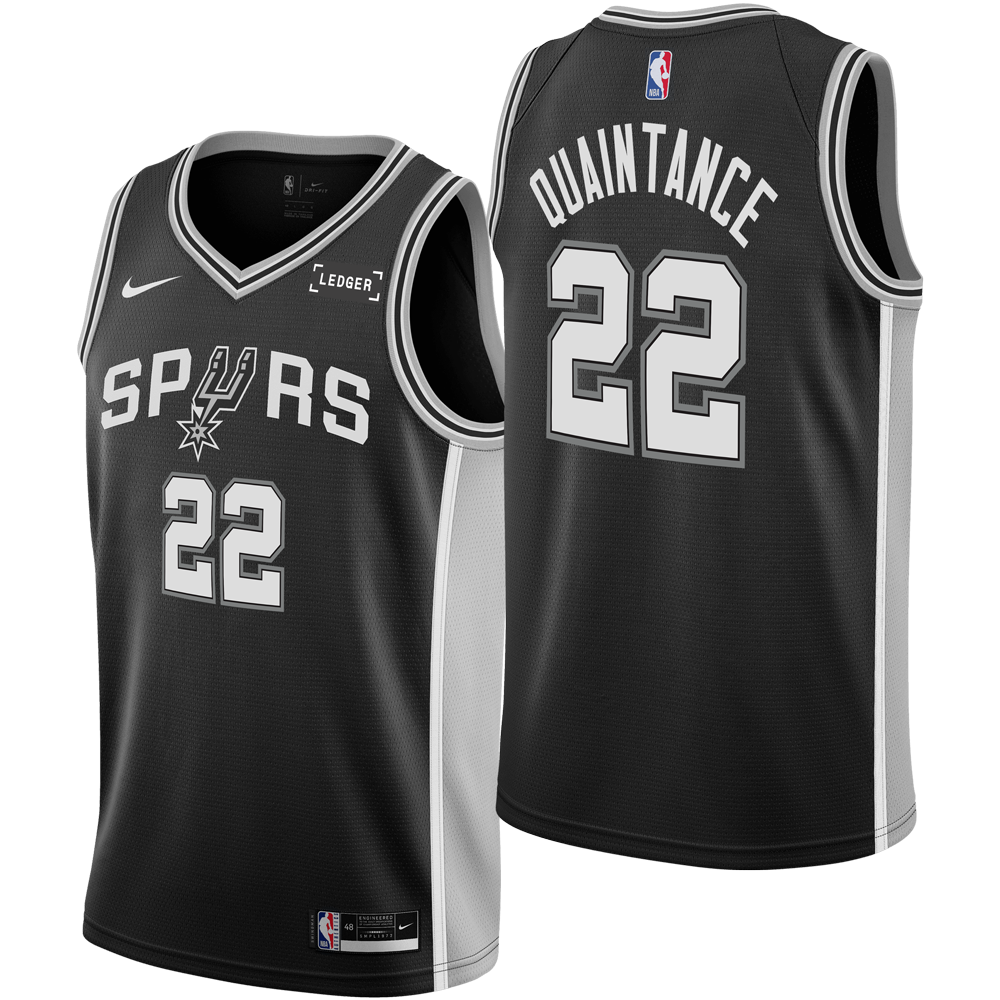 San Antonio Spurs Men's Nike Jayden Quaintance Icon Edition
