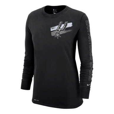 San Antonio Spurs Nike Essential Practice Legend Performance Long Sleeve  T-Shirt - Silver