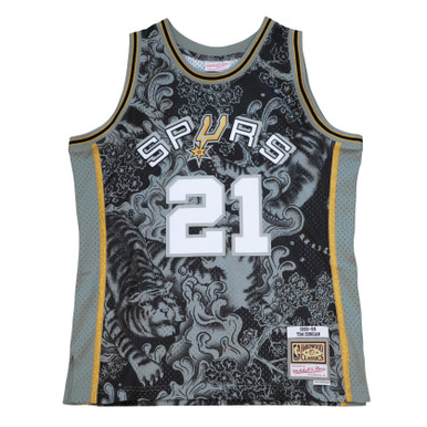 Men's San Antonio Spurs Tim Duncan #21 Nike Black 20/21 Swingman Jersey -  City Edition