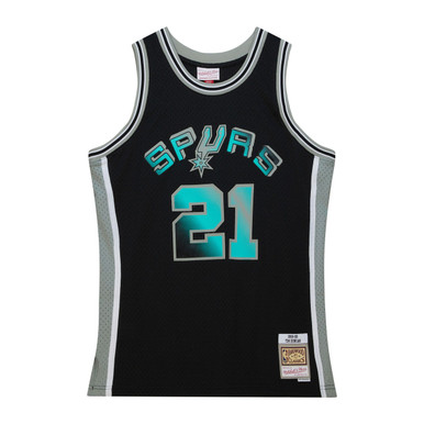 美品　Mitchell & Ness NBA SPURS ユニホーム　黒　XL tfsm5907-