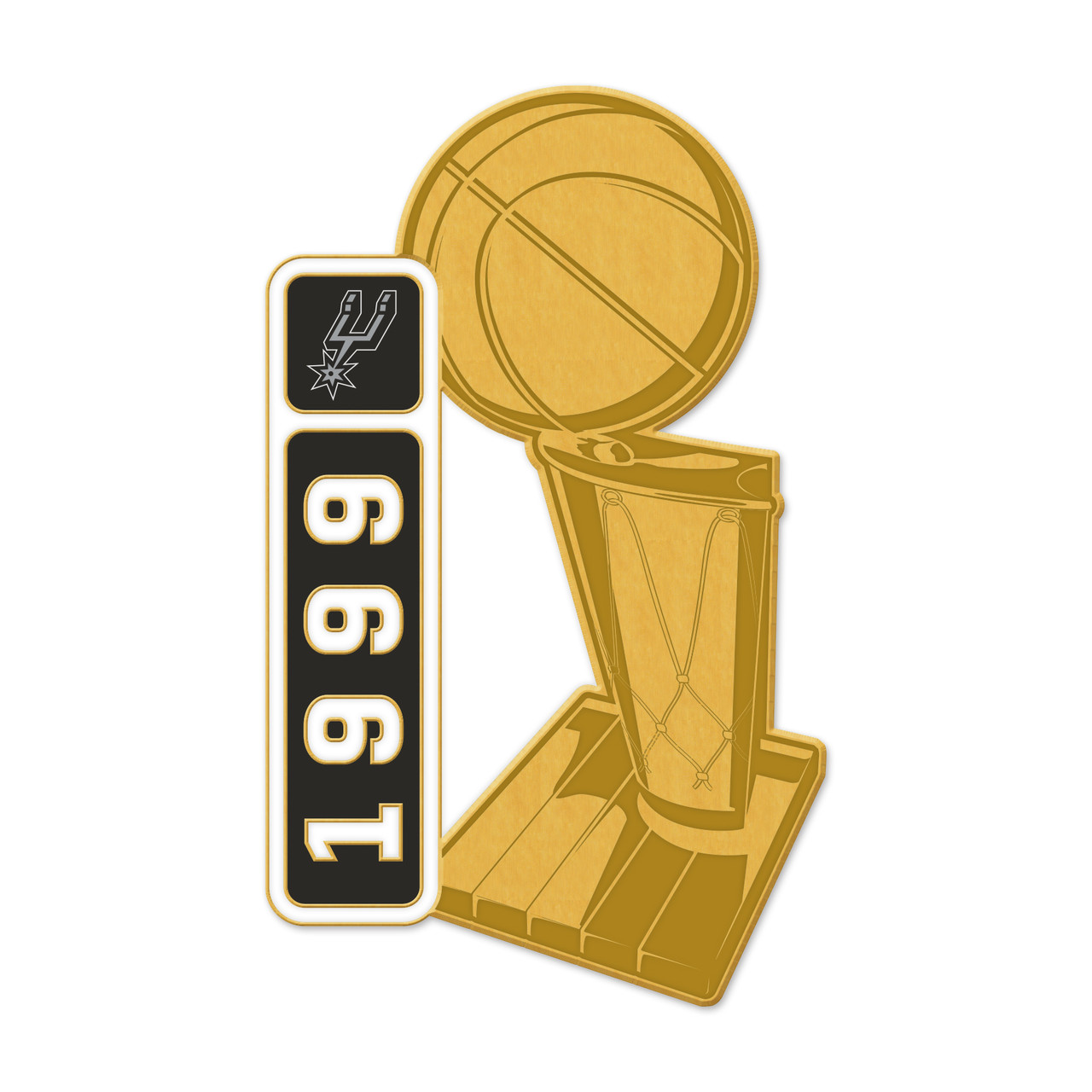San Antonio Spurs Wincraft 1999 Championship Trophy Pin