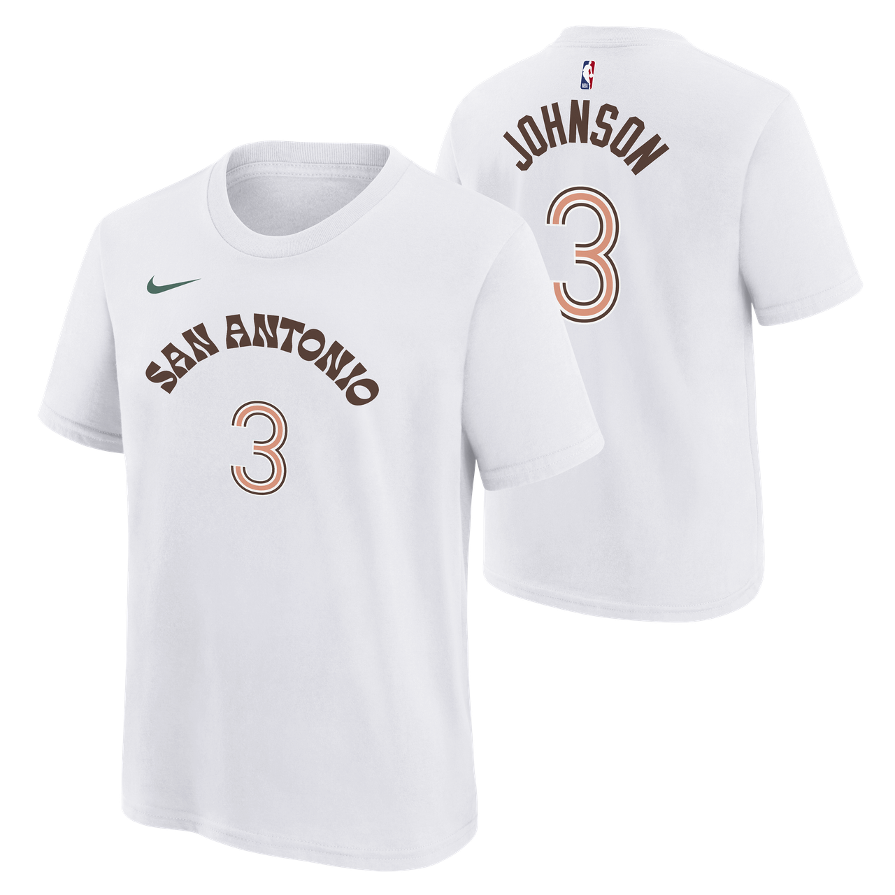 San Antonio Spurs Youth Nike 2023-2024 City Edition Keldon Johnson
