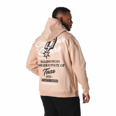 San Antonio Spurs Men's Wild Collective Primary Great State Hoodie - Nude
