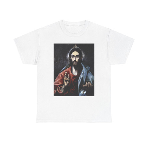 GRECO, El -1600- Christ as Saviour (Artwork) T-Shirt
