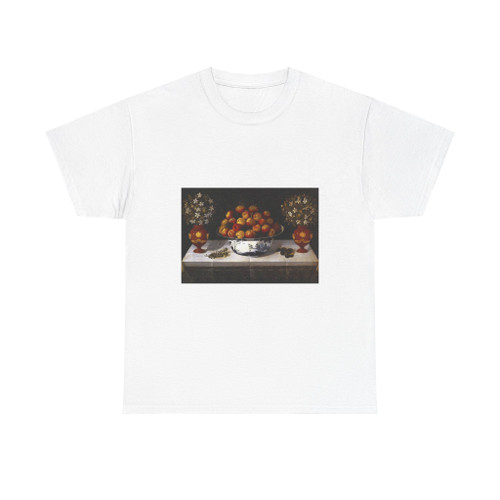 HIEPES, Tomas - Still-Life with Fruit and Flowers (Artwork) T-Shirt