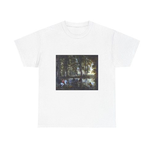 HACKAERT, Jan - A Stag Hunt in a Forest (Artwork) T-Shirt