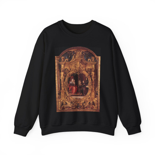 BLONDEEL, Lanceloot - St Luke Painting the Virgin's Portrait (Artwork) Crewneck Sweatshirt