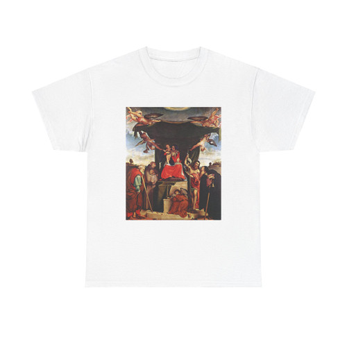 LOTTO, Lorenzo -1521-23-Madonna and Child with Saints (Artwork) T-Shirt