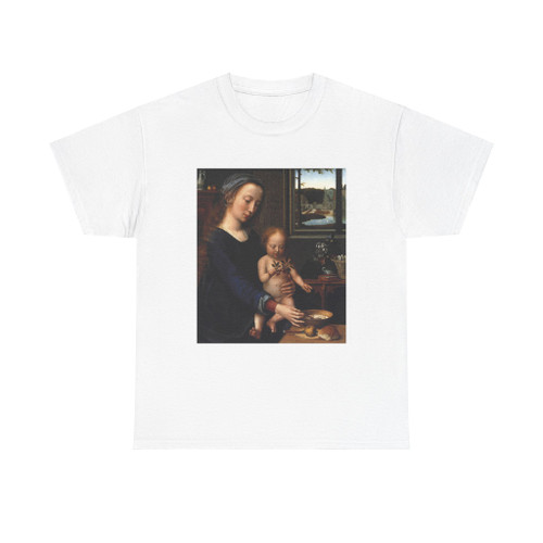 DAVID, Gerard - Virgin and Child with the Milk Soup (Artwork) T-Shirt