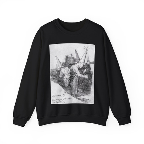GOYA Y LUCIENTES, Francisco de - Holy Week in Spain in Times Past (Artwork) Crewneck Sweatshirt