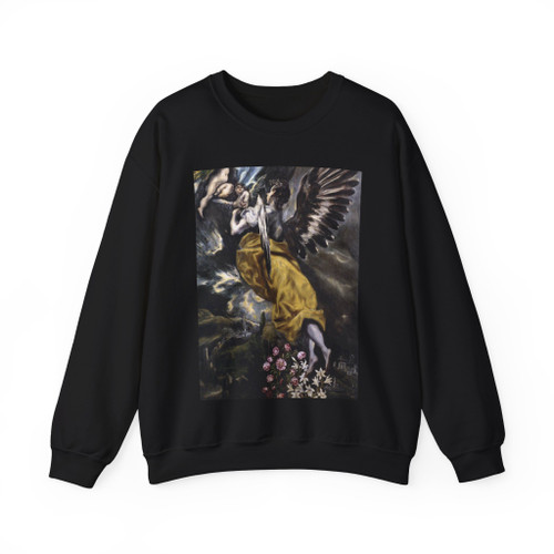 GRECO, El -1608-13-Oballe The Virgin of the Immaculate Conception (detail)2 (Artwork) Crewneck Sweatshirt