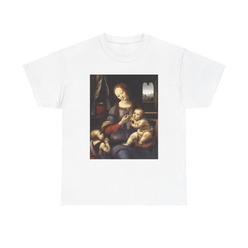 LORENZO DI CREDI - Madonna with the Christ Child and St John the Baptist (Artwork) T-Shirt