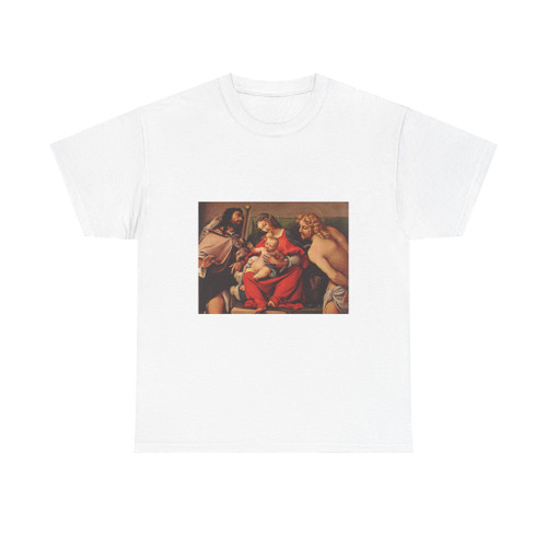 LOTTO, Lorenzo -1521-23-Madonna with the Child and Sts Rock and Sebastian (Artwork) T-Shirt