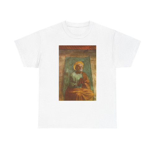 MASACCIO - The Raising of the Son of Theophilus and St Peter Enthroned (detail) (Artwork) T-Shirt