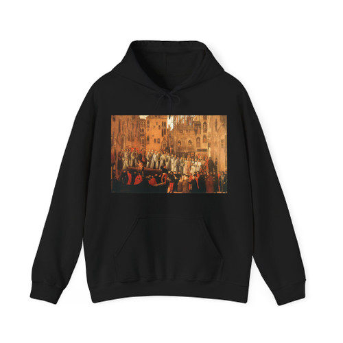 MANSUETI, Giovanni - Miracle of the Relic of the Holy Cross in Campo San Lio (Artwork) Hoodie