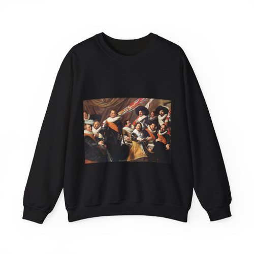 HALS, Frans - Banquet of the Officers of the St George Civic Guard Company (Artwork) Crewneck Sweatshirt