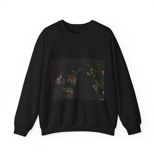 GOYA Y LUCIENTES, Francisco de - The Great He-Goat or Witches Sabbath d1 (Artwork) Crewneck Sweatshirt
