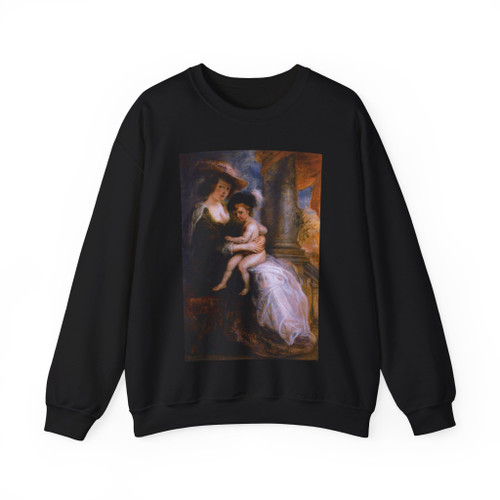 RUBENS, Peter Paul - Helena Fourment with her Son Francis (Artwork) Crewneck Sweatshirt