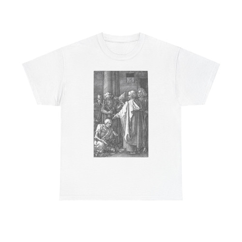DURER, Albrecht - St Peter and St John Healing the Cripple (No. 16) (Artwork) T-Shirt