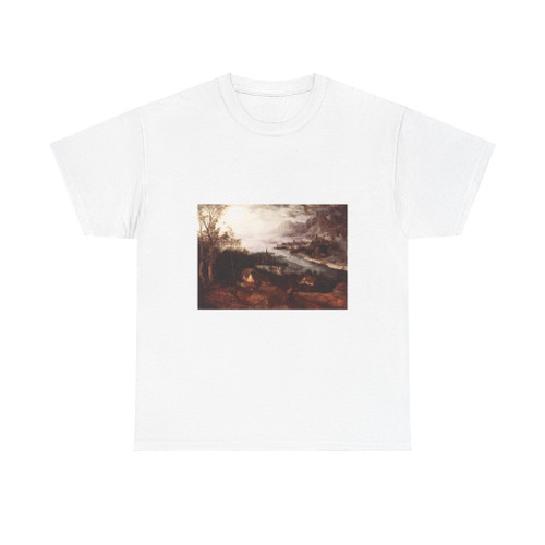 BRUEGEL, Pieter the Elder - 01 - Landscape with the Parable of the Sower (Artwork) T-Shirt