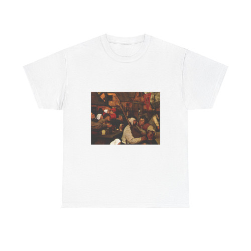 BRUEGEL, Pieter the Elder - 10.peasant life - The Peasant Dance (detail)2 (Artwork) T-Shirt
