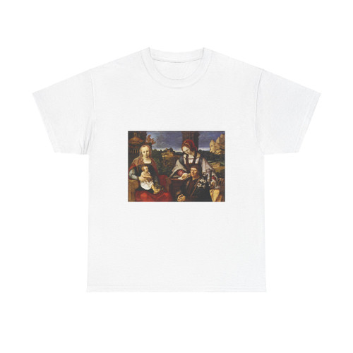 LEYDEN, Lucas van - Virgin and Child with the Magdalen and a Donor (Artwork) T-Shirt
