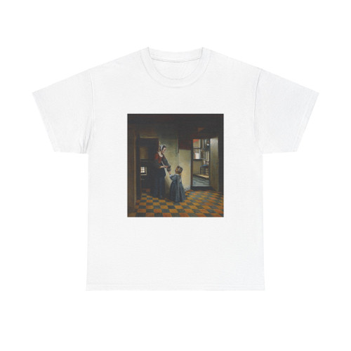 HOOCH, Pieter de - Hooch Pieter de Woman with a Child in a Pantry (Artwork) T-Shirt