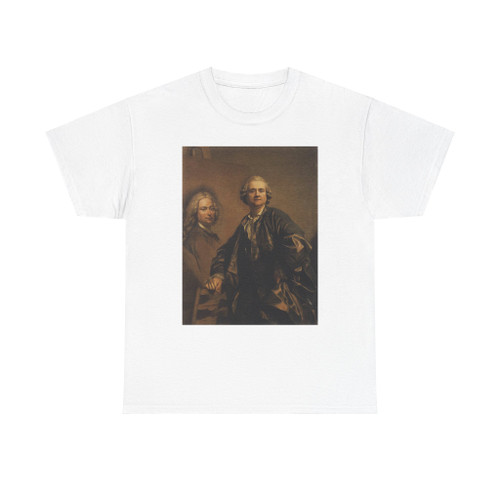 LOO, Louis Michel van - The Artist with a Portrait of his Father (Artwork) T-Shirt
