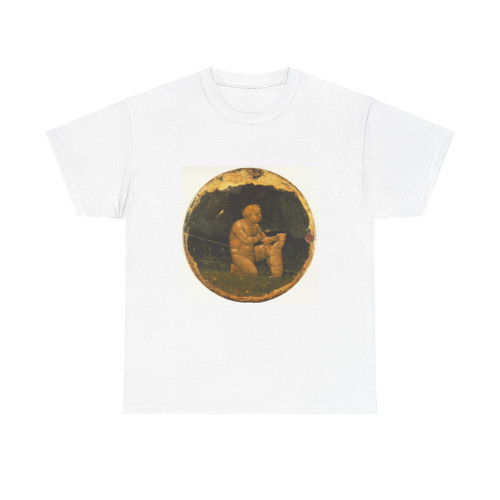 MASACCIO - Putto and a Small Dog (back side of the Berlin Tondo) (Artwork) T-Shirt