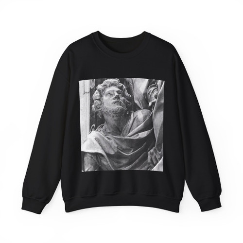 ALGARDI, Alessandro - 2- - The Meeting of Leo I and Attila (detai~1 (Artwork) Crewneck Sweatshirt